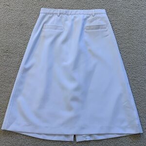 Vintage White A-Line Midi Women's Skirt (US Navy Uniform)